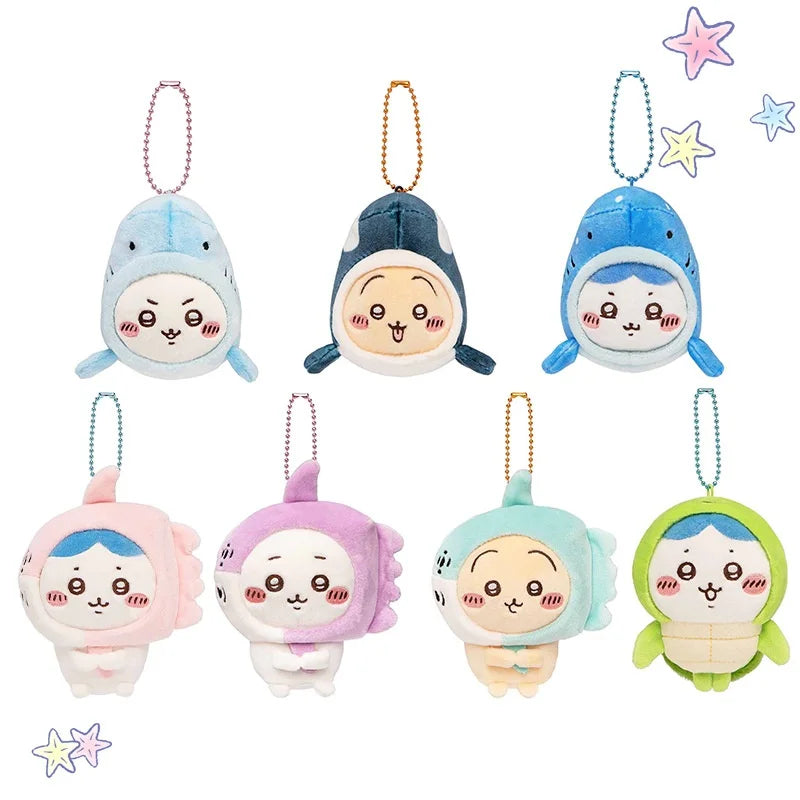 12CM Kawaii Chikawas Hachiware Usagi Marine Animal Series Plushie Doll Toy Keychain Pendant Cute Cartoon Bag Pendant Girl Gift 12CM Kawaii Chikawas Hachiware Usagi Marine Animal Series Plushie Doll Toy Keychain Pendant Cute Cartoon Bag Pendant Girl Gift